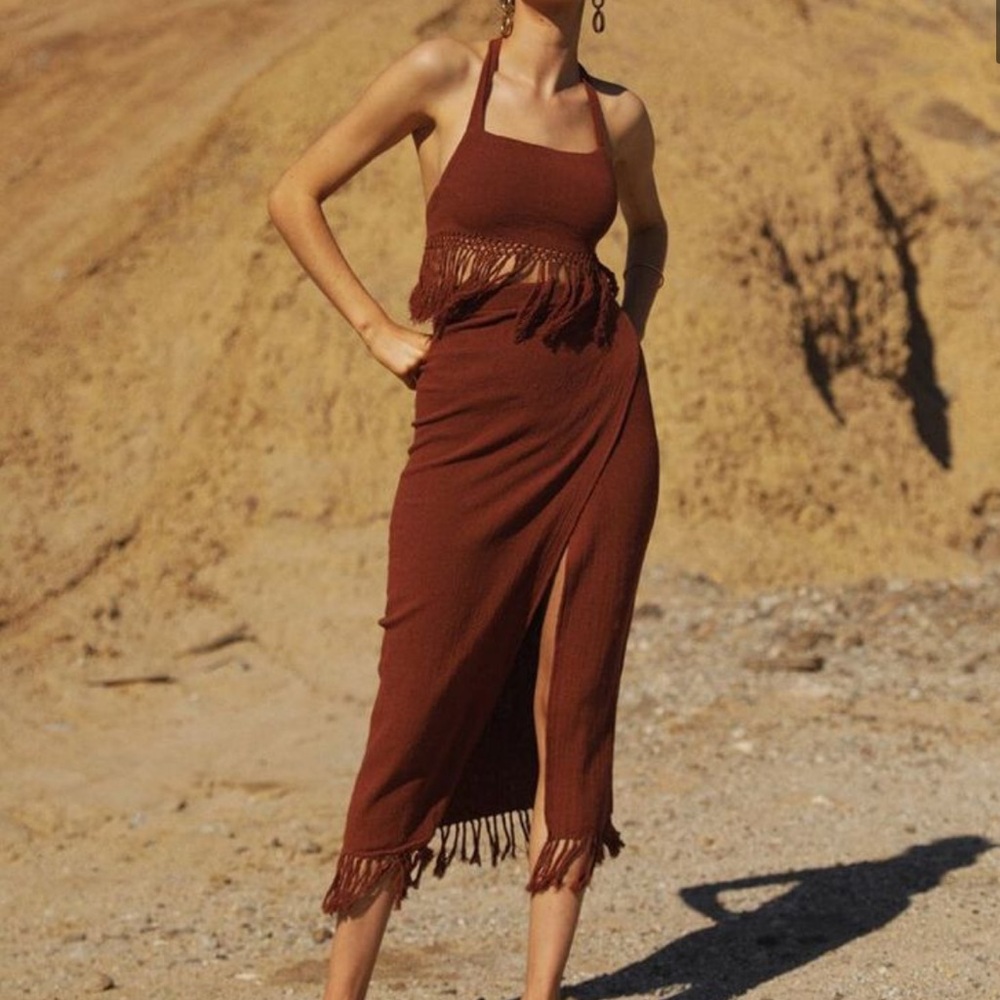 NWOT Savannah Morrow May top + desert skirt